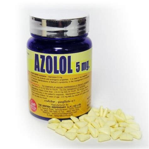 British dispensary Azolol stanozolol 400tab 5mg steroid