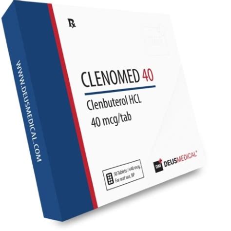 Clenbuterol Deus Medical CLENOMED 40 steroid