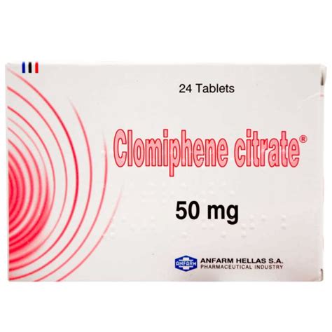 Clomiphene Greece Anfarm Hellas 24x50mg steroid