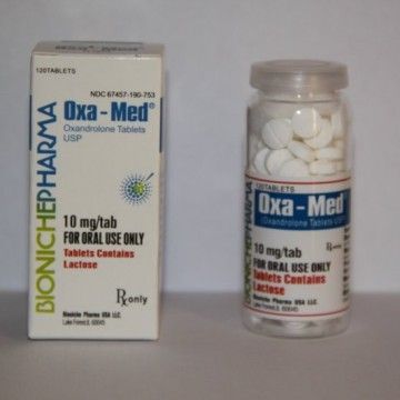 Oxa-Med (Oxandrolone 10mg/tab, 120tabs/ steroid