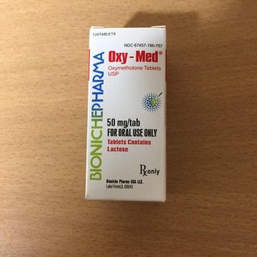 Oxy-Med (Oxymetholone 50mg/tab, 120tabs/ steroid