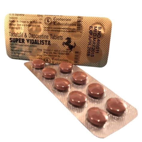 super vidalist 20 mg tadafil +60mg Dapoxitine
